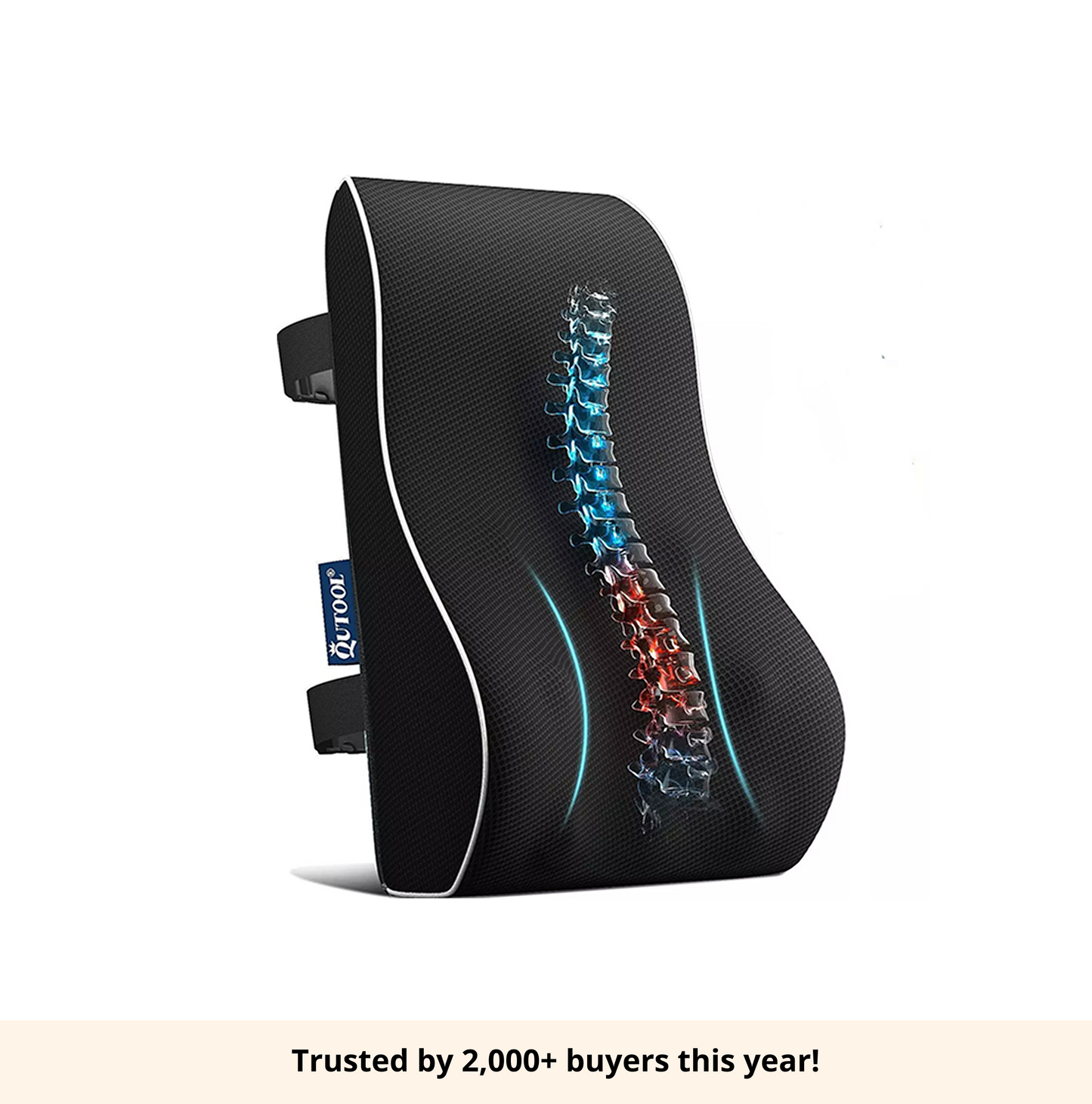 Ergonomic Lumbar Support Pillow - Ultimate Back Relief