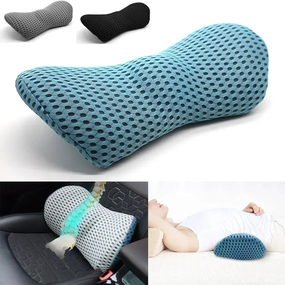 Lumbar Support Pillow – Ergonomic Relief for Car, Office & Home